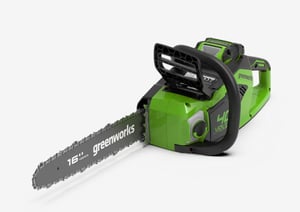 Greenworks GD40CS18 piła łańcuchowa Czarny, Zielony
