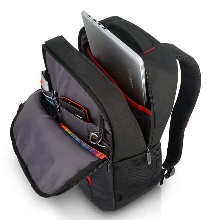 Lenovo B515 39,6 cm (15.6") Plecak Czarny, Czerwony