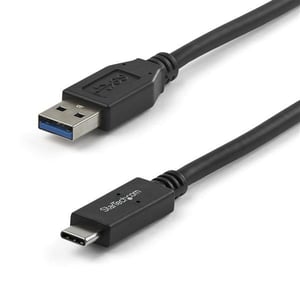 StarTech USB31AC1M USB-kabel USB 3.2 Gen 2 (3.1 Gen 2) 1 m USB A till USB C Svart