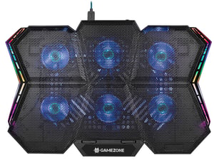 Tracer GAMEZONE Streamer Laptop Cooling Pad, 43.2 cm (17"), 2600 RPM, Black
