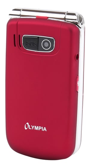 Olympia Style Plus 6,1 cm (2,4") 80 g Röd Telefon för nybörjare