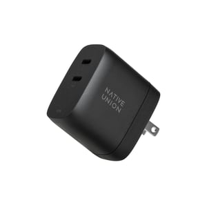 Native Union FAST-PD67-BLK-INT Ladegerät für mobile Geräte: Laptop, Smartphone, Tablet, schwarz, Wechselstrom, Schnellladung, intern