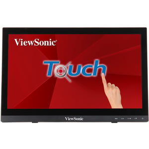 Viewsonic TD1630-3 Computer Monitor, 39.6 cm (15.6"), 1366 x 768 px HD LCD, Touchscreen, Multi-User, Black