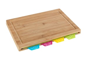 WENKO 53064100 skärbräda, rektangulär, bambu, trä