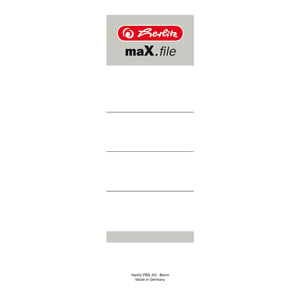 Herlitz maX.file Self-adhesive Rectangular White Labels, 10-pack