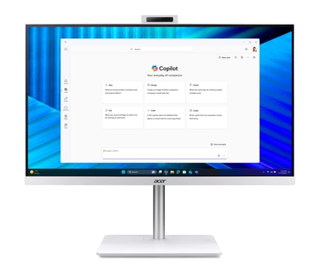 Acer Veriton VZ2417G Intel Core 5 120U 68,6 cm (27") 1920 x 1080 px All-in-One PC 16 GB DDR4-SDRAM 512 GB SSD Windows 11 Pro Biały