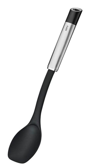 GEFU PRIMELINE Mixing Spoon Nylon, Plastic, Stainless Steel Black, Stainless Steel 1 szt.
