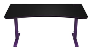 Arozzi Arena -PP Computer Desk, Black, Purple
