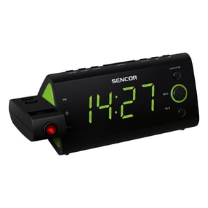 Sencor SRC 330 GN Digitaler Radiowecker, schwarz, grün
