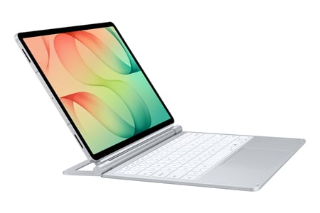Samsung EF-DX845B QWERTZ Niemiecki Pogo Pin Srebrny