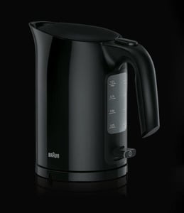 Braun WK 3110 BK vattenkokare 1,7 l 3000 W Svart