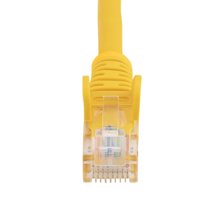 StarTech 45PAT1MYL kabel sieciowy Żółty 1 m Cat5e U/UTP (UTP)