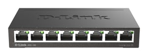 D-Link DGS-108 Nie zarządzany L2 Gigabit Ethernet (10/100/1000) Czarny