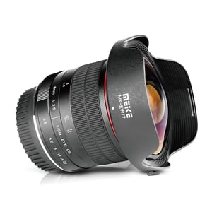 Meike 8mm F3.5 SLR Szeroki obiektyw rybie oko Czarny