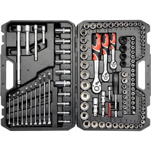 Yato YT-38801 120-piece wrench and tool set.