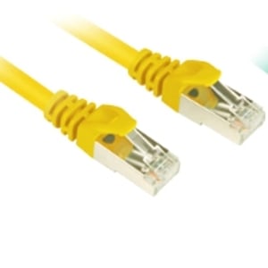 Sharkoon 4044951014781 Network Cable, Yellow, 2 m, Cat6 S/FTP (S-STP)