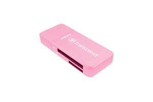 Transcend RDF5 USB 3.2 Gen 1 (3.1 Gen 1) Type-A Card Reader, Pink