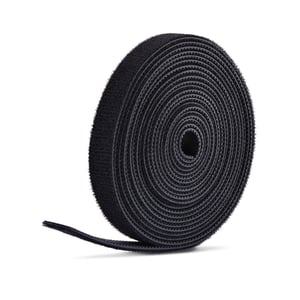 StarTech HKLP7505B Cable Organizer, Universal Velcro Cable Ties, Black