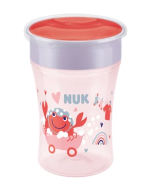 NUK Magic Cup 230ml miseczka Czerwony Orzeźwiające napoje 1 szt.