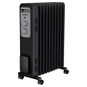 Sencor SOH 3309BK Heizkörper für den Innenbereich, schwarz, 2000 W, elektrischer Öl-Raumheizkörper