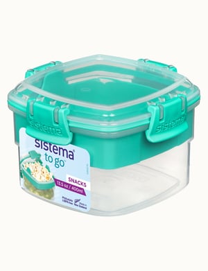 Sistema 21320 matförvaringsbehållare, fyrkantig, 0,4 l, genomskinlig, 1 st.