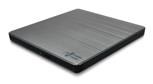 Hitachi-LG Slim Portable DVD-Writer DVD±RW Optical Drive, Silver