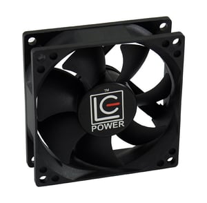 LC-Power LC-CF-80 system chłodzenia komputerów Obudowa komputera Wentylator 8 cm Czarny