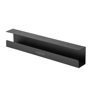 LogiLink KAB0070 Kabelorganizer Schreibtisch Kabelkanal Schwarz 1 Stück