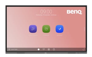 BenQ RE6503 interaktiv skärm 165,1 cm (65") 3840 x 2160 px Pekskärm Svart
