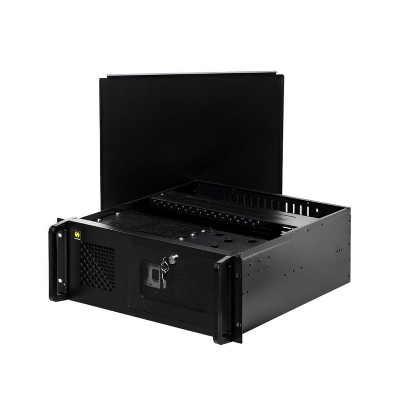 Netrack NP5105 zabezpieczenia & uchwyty komputerów Rack Czarny, Srebrny