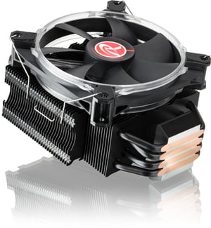 RAIJINTEK LETO RGB Procesor Chłodnica powietrza 12 cm Czarny 1 szt.