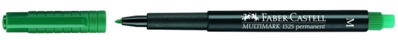 Faber-Castell 152563 marker permanentny Zielony 1 szt.