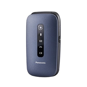 Panasonic KX-TU550 7,11 cm (2,8") Blå Telefon för nybörjare