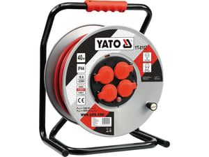 Yato YT-8107 Reel, 4 x Power Outlets, 40 m