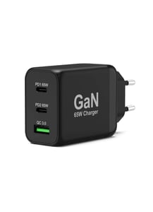 Port Designs 900106-EU Ladegerät für mobile Geräte: Netbook, Laptop, Smartphone, Tablet, schwarz, Wechselstrom, Schnellladung, intern