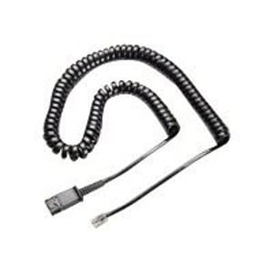 POLY 38340-01 kabel telefoniczny 4 m Czarny