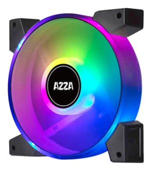 Azza HURRICANE II Obudowa komputera Chłodnica powietrza 12 cm Czarny, Biały