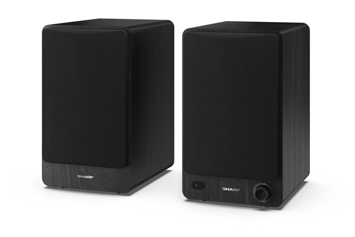 Sharp Bookshelf Speakers 2-drożny Czarny Przewodowy i Bezprzewodowy 60 W