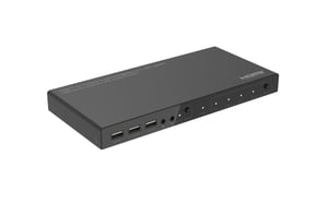 Microconnect MC-HDMIKVM0401-4K KVM-Switch, schwarz