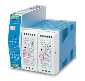 PLANET PWR-60-24 strömförsörjningsmodul 60 W Blå, Vit