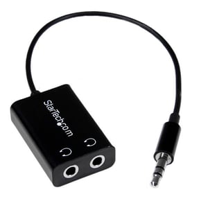 StarTech MUY1MFFADP Audio-Verteiler, schwarz