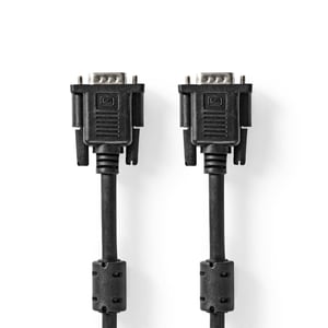 Nedis CCGL59000BK30 3 m VGA (D-Sub) Cable, Black