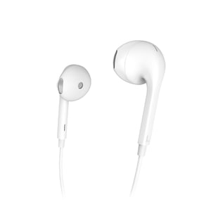 Hama Glow Wired In-Ear Headset for Calls/Music, White