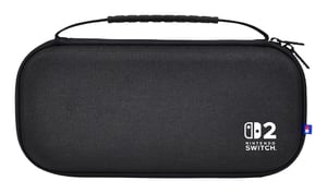 Hori NSX-018E Tragetasche für tragbare Spielkonsolen – verschließbares Etui für Nintendo – Stoff – Schwarz