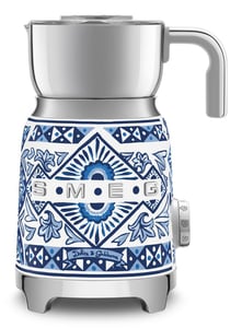 Smeg MFF01DGBEU Milchaufschäumer/-erhitzer Automatischer Milchaufschäumer/-erhitzer Blau, Silber, Weiß