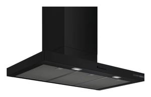 Bosch Serie 4 DWB95CC60 köksfläkt, väggmonterad, svart, 594 m³/h