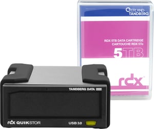Tandberg Data 8882-RDX lagringsenhet för säkerhetskopiering Lagringsdisk RDX-kassett 5 TB