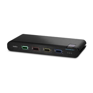 Belkin F1DN104KVM-UN-4 KVM-Switch, schwarz