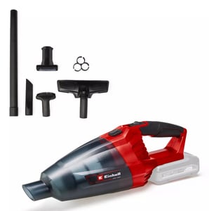 Einhell TE-VC 18 Li - Solo Portable Vacuum Cleaner, Black, Red, Bagless