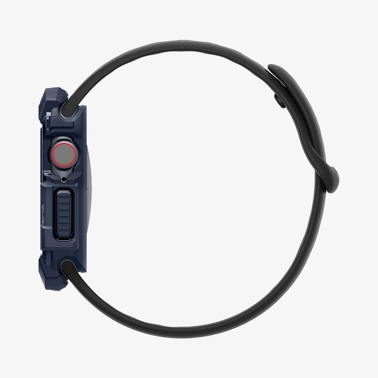 Spigen Rugged Armor Etui Granatowy (marynarski) Termoplastyczne elastomery poliuretanowe (TPU)